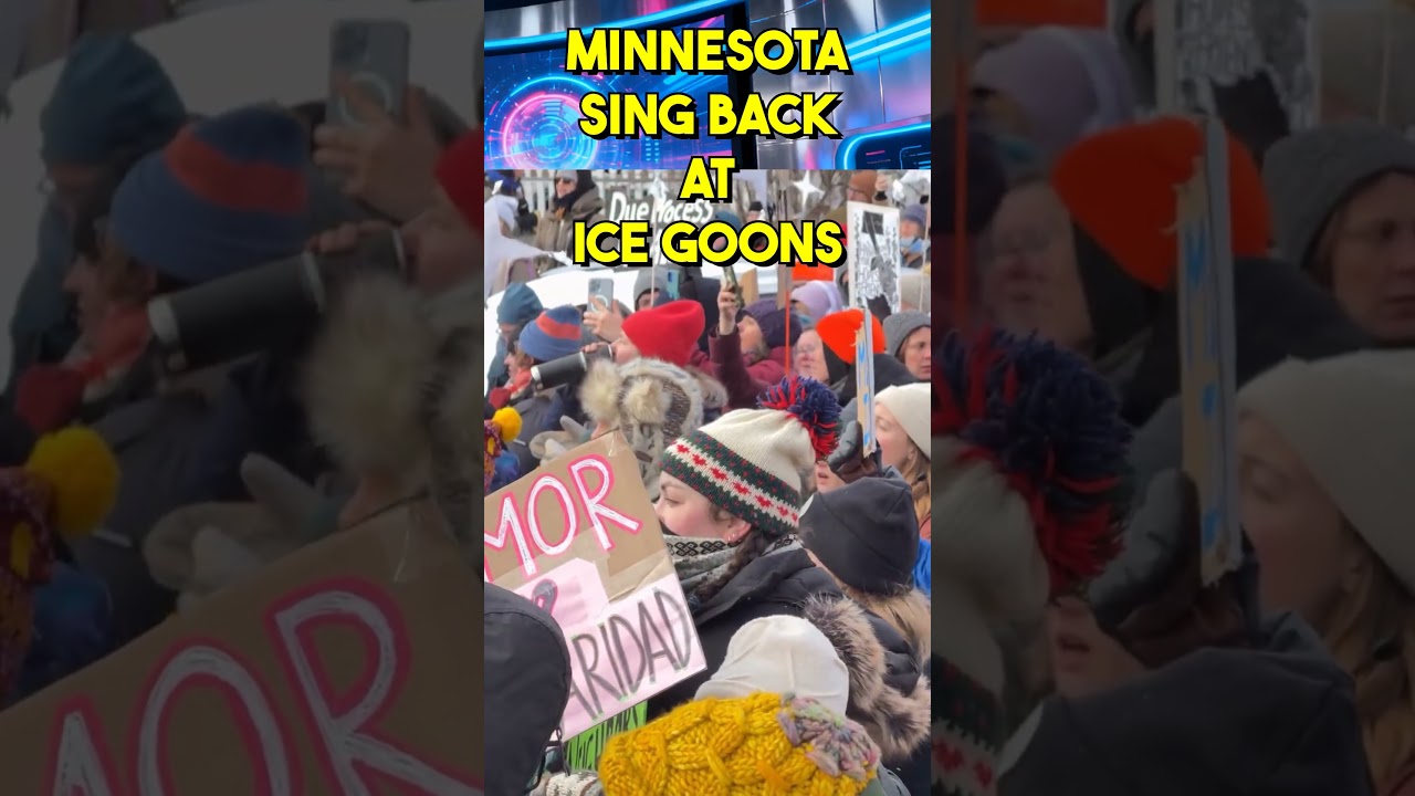 MINNESOTA SINGS BACK AT ICE GOONS