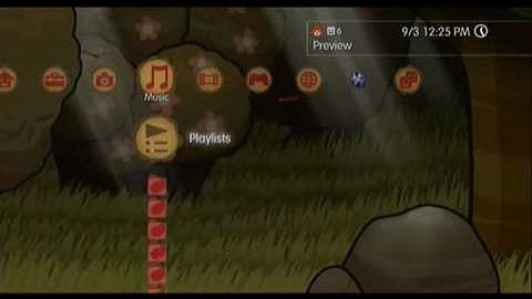 PixelJunk Monsters Dynamic Theme