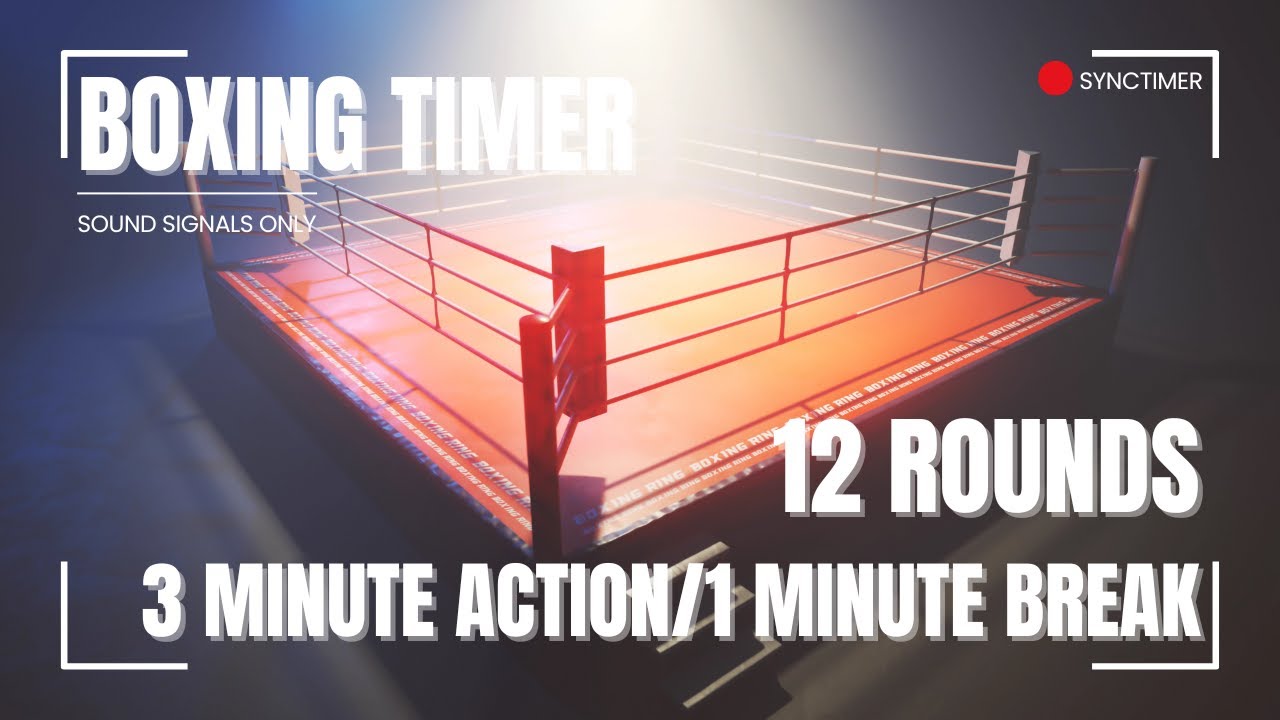 Boxing Timer | 12 Rounds ⏳ 3 Min / 1 Min Break 🎧 - YouTube
