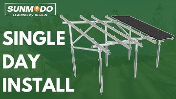 SunModo SunTurf Ground Mount - The Most Versatile Solar Racking System