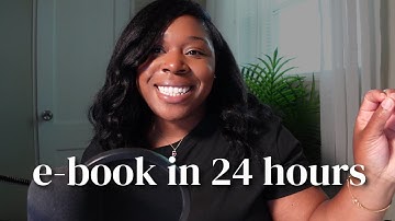 How to Write an EBook in 24 hours [make $900 a week selling ebooks]