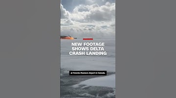 New footage shows Delta crash landing