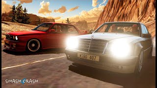 POLICE CHASES - FOR A DAMN ILLEGAL RACE - BeamNG Driver | @smashforcrash