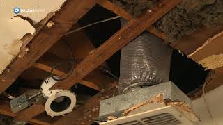 Pipe burst causes flooding at the Juanita Craft home