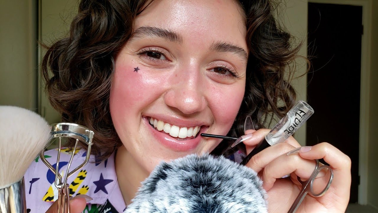 ASMR Mouth Sounds & Personal Attention (Spoolie Nibbling, Face Tapping, Inaudible Whispers)