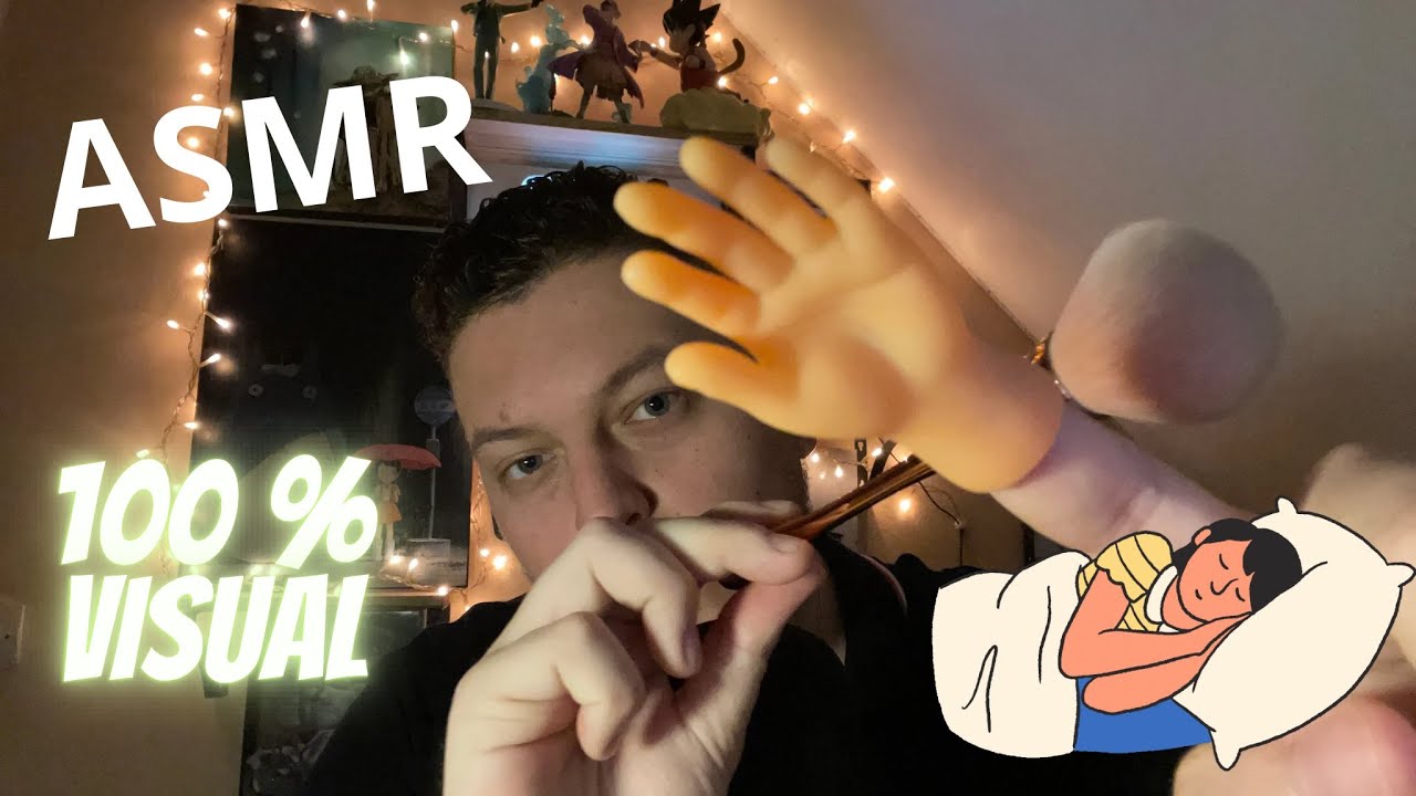 #ASMR Vidéo 100 % Visuelle Hand Movements/FaceBrushing
