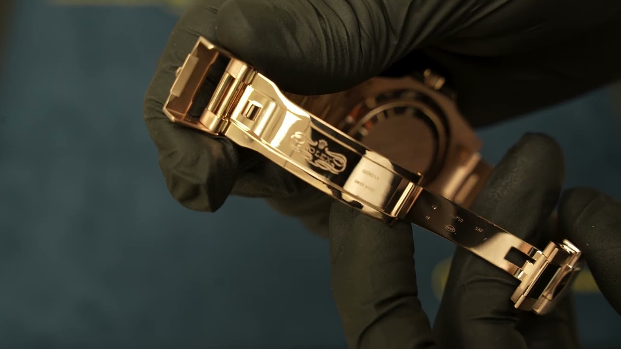 MINT ROLEX GMT MASTER ROSE GOLD CERAMIC ROOT BEER 