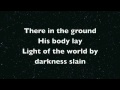 In Christ Alone- Owl City lyrics