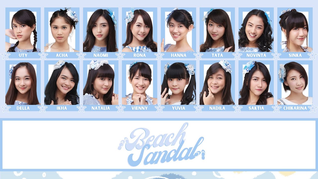JKT48 - Beach Sandal [Color Coded Lyrics]