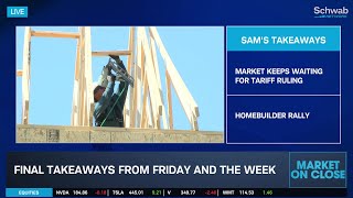 Fridays Final Takeaways: Mixed Jobs & Sentiment, Homebuilders Rally