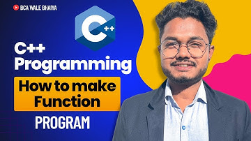 Function in C++ | Simple Example for Beginners | C++ Programming