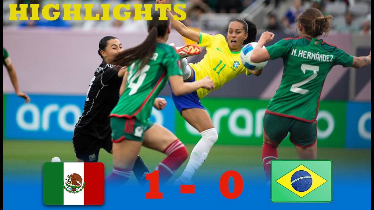Mexico vs Brazil | Highlights & All Goal | Women's International Friendly | 7-3-2026