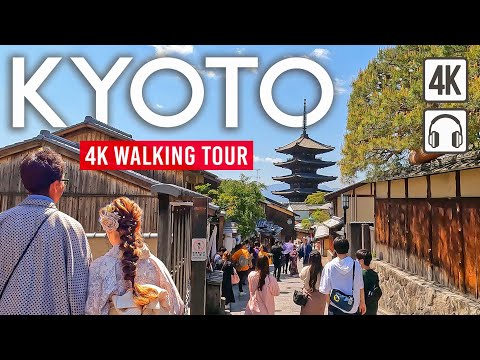 Kyoto, Japan 4K Walking Tour - Captions & Immersive Sound [4K Ultra HD/60fps]