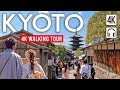 Kyoto japan 4k walking tour  captions  immersive sound 4k ultra60fps