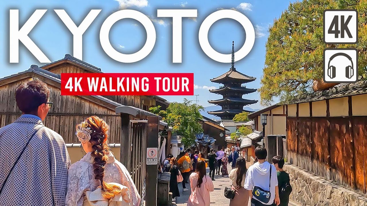 Kyoto, Japan 4K Walking Tour - Captions & Immersive Sound [4K Ultra HD/60fps]