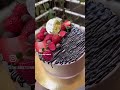 Chocolate with strawberry cake 🍓#freshfruits #egglesscake #likeandsubscribe #thesweetcorner2