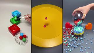 Satisfying Beautiful Beads, Colorful Balls, Haba Slope, Xylophone,  Falling Beads Reverse Video ◀️ screenshot 1