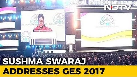 Foreign Minister Sushma Swaraj