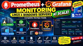 Build a Production-Ready Centralized Monitoring System with Prometheus + Grafana!