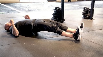 Glute Bridge Hamstring Walk Outs Bodyweight Exercise