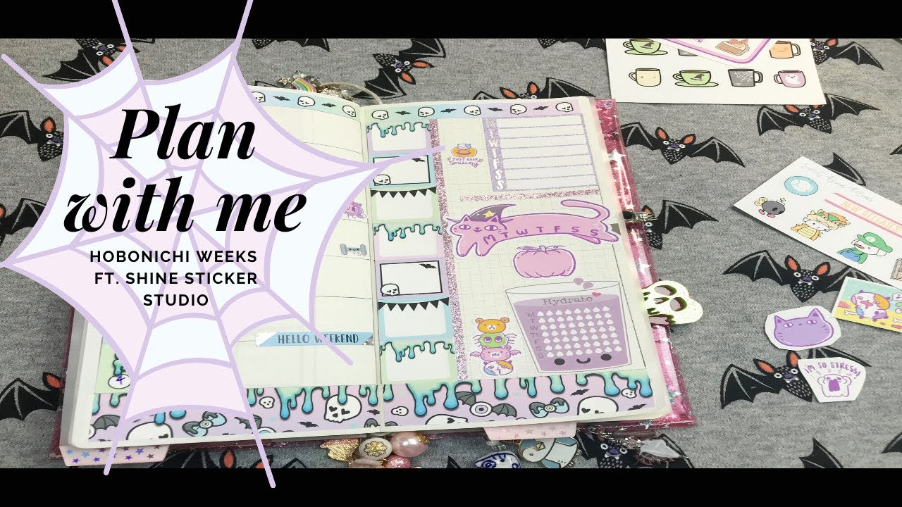 Plan With Me | Hobonichi Weeks Feat. Shine Sticker Studio