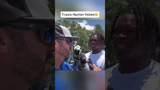 TRAVIS HUNTER FISHES😱