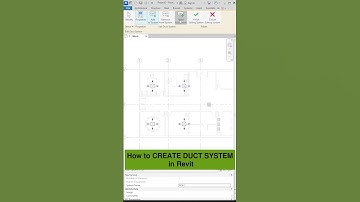Revit HVAC | Duct System in Revit | #revit #shorts