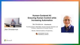 Human-Centered AI: Ensuring Human Control While Increasing Automation