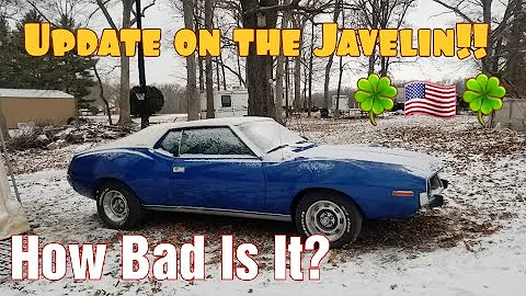 1974 AMC Javelin Update!! #cars #diy #amc #javelin #IOG #classiccars