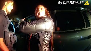 Woman Interrupts Traffic Stop Then Gets Herself Arrested