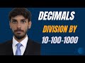 How to Divide Decimals by 10, 100 and 1000 | Math Tricks