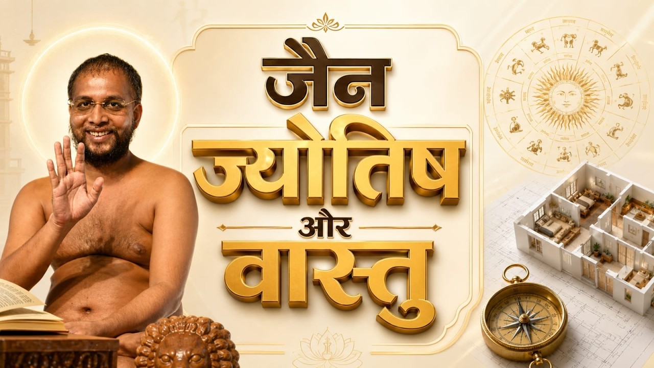 16 August | जैन ज्योतिष और वास्तु  | प्रसन्न मनः मुनि श्री प्रणुत सागर जी |