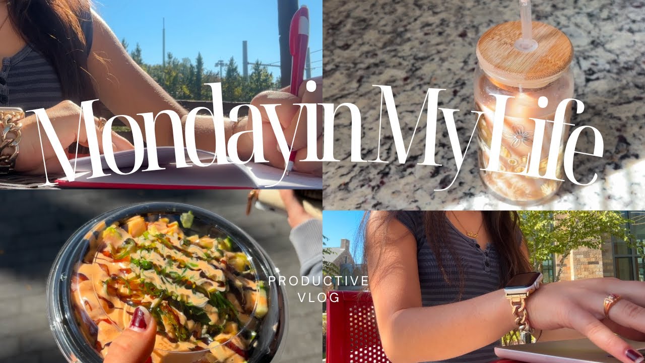 Slow & Productive Day in My Life | School, Meals + Movement