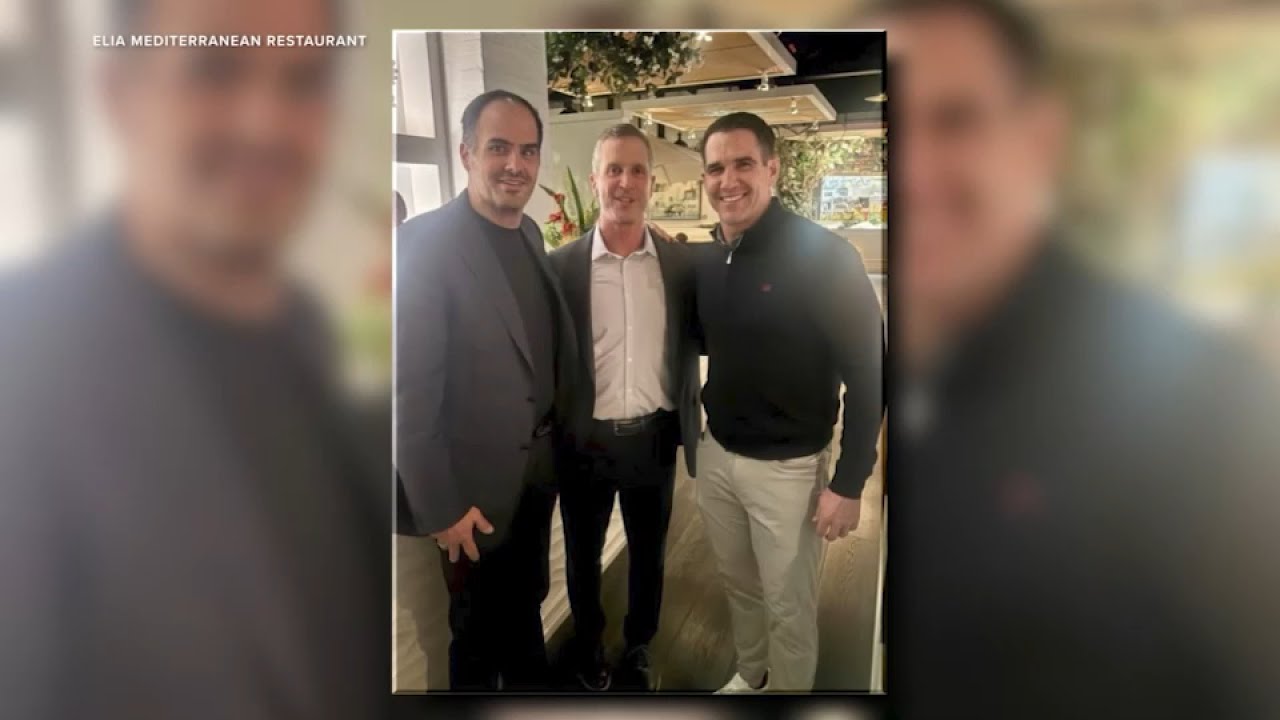 John Harbaugh visits NJ restaurant with Giants reps for meeting