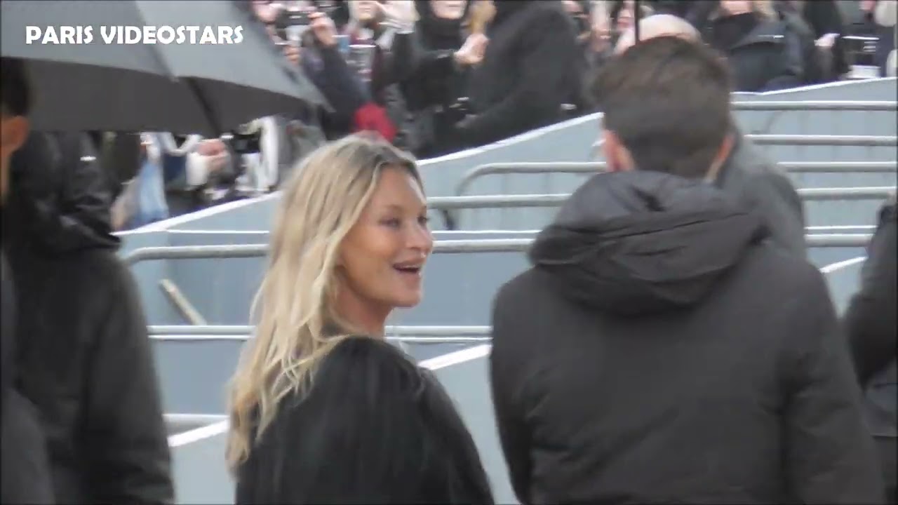 Supermodel Kate Moss @ Paris Fashion Week 24 january 2025 show Dior menswear