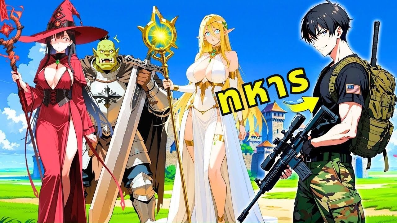 ทหารรับจ้างมืออาชีพถูกส่งข้ามโลกไปยังดินแดนเวทมนตร์ ที่ซึ่งทุกคนต่างมีพลังเวท!