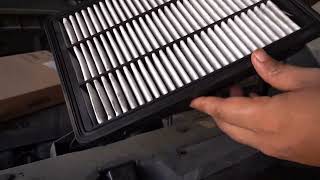 How to replace the engine air filter in a 2020 KIA SPORTAGE tutorial