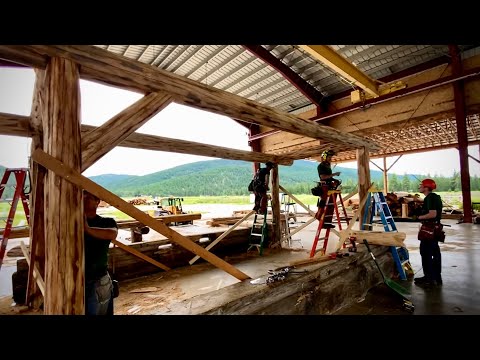 Videó: Hogyan készítsünk rönkből pavilont