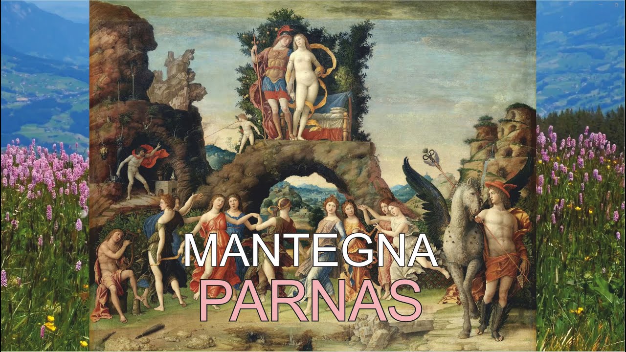 The philosophical meaning of the painting. Mantegna. Parnassus.