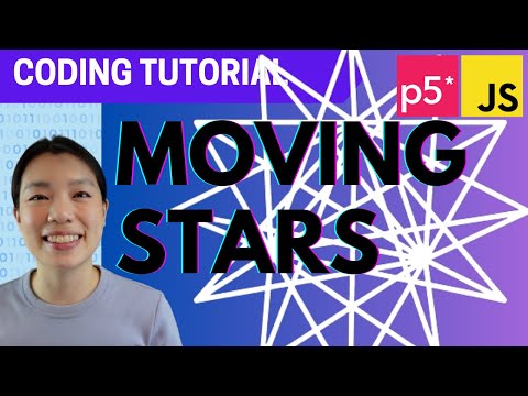 p5.js Coding Tutorial | Moving Stars