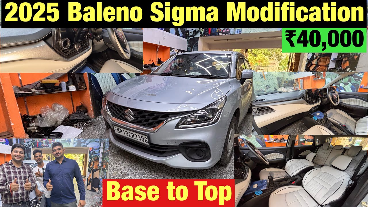 2025 Maruti Baleno Sigma Modification | Baleno Base to top Model ...
