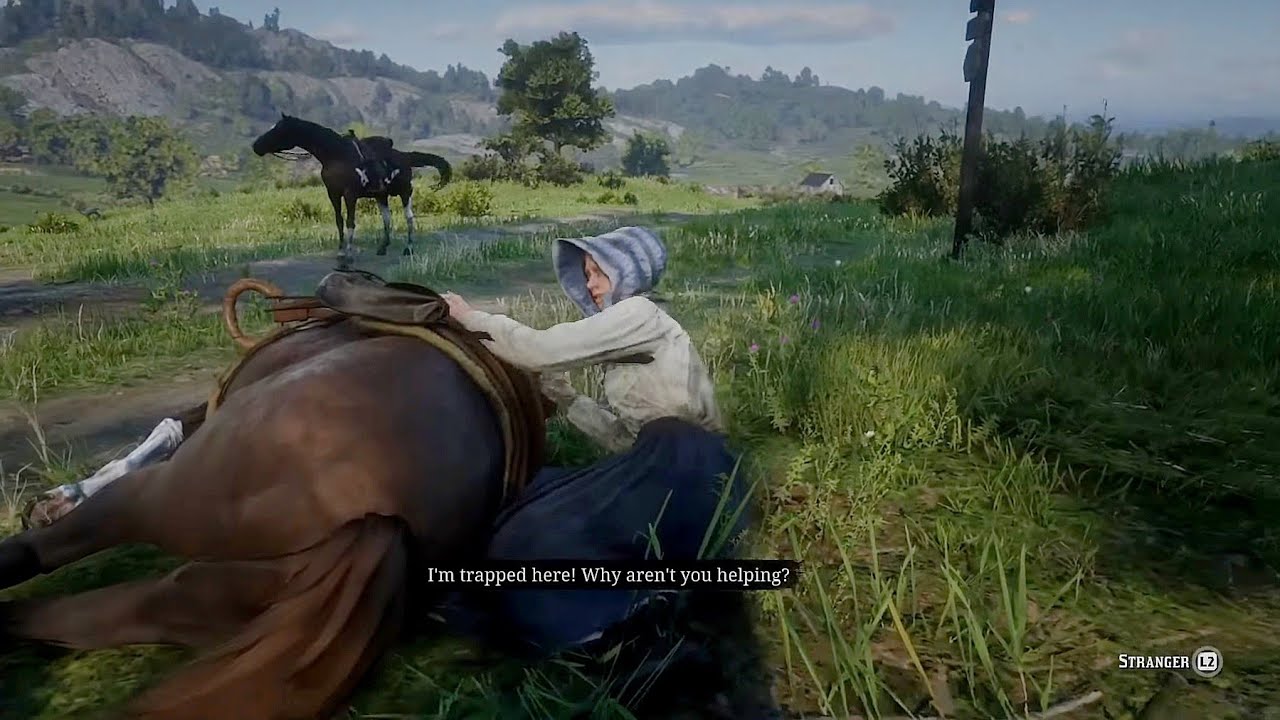 What happens if You dont Help the lady Trapped under her horse? - Red ...