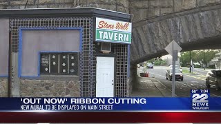 Ribbon cutting for new mural held Sunday