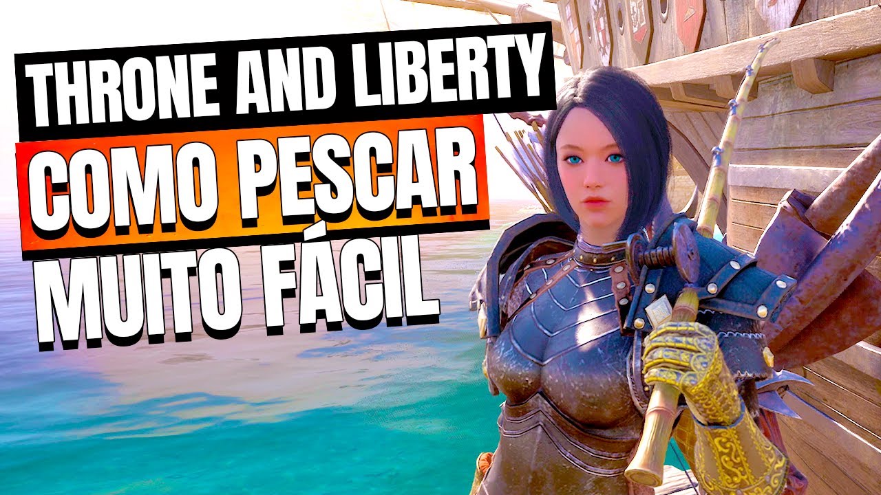 THRONE AND LIBERTY COMO PESCAR FACIL DEMAIS [ O ROMANCE DA PESCA ]