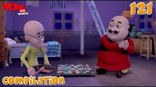 Motu Patlu Bahasa Indonesia | Kompilasi 121 | Cerita Animasi Lucu | WowKidz Indonesia | #spot