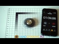 spinner &quot;Curved Gyroscope&quot; spin time test - время вращения спиннера Curved Gyroscope