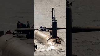 US Ohio Class Nuclear Submarine seen moving in Jibraltar #defencenews #iranisraelwar #nuclearmissile