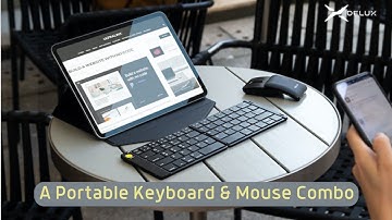 Delux PockCombo: A Portable Keyboard & Mouse Combo