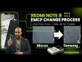 Redmi Note  8 eMCP ( Micron - Samsung ) Change Process  Using Flash 64 full video With Tested File