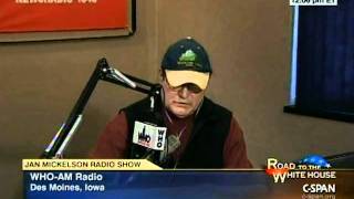 12-29-11 Ron Paul on WHO with Jan Mickelson Part 5